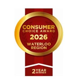 Consumer Choice Award 2026 — Waterloo Region, 2-Year Winner